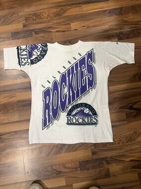 90s Apex one Colorado Rockies Dolman Size Large